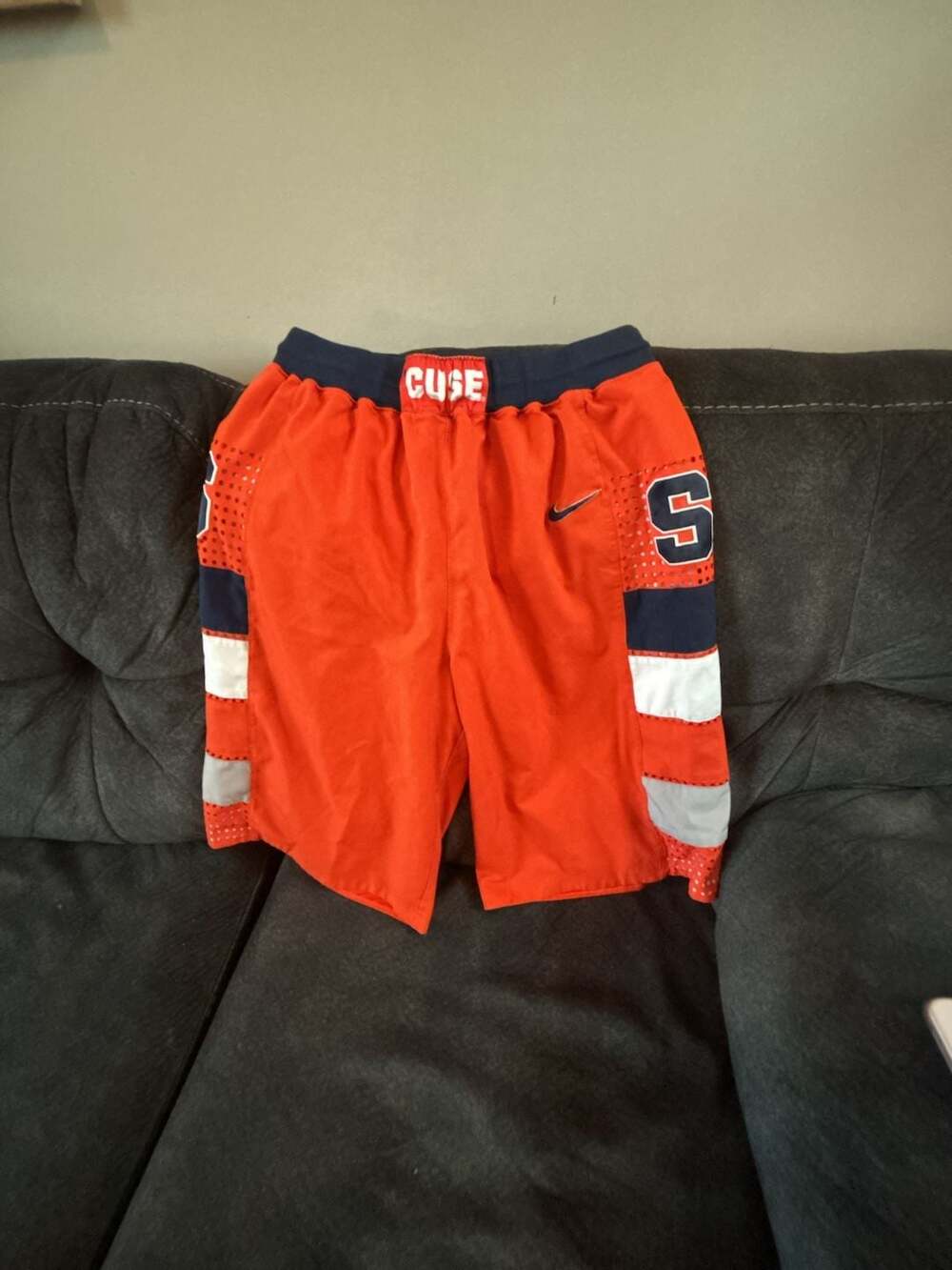 Nike Syracuse Orange 'Cuse Authentic Dri-FIT Basketball Shorts